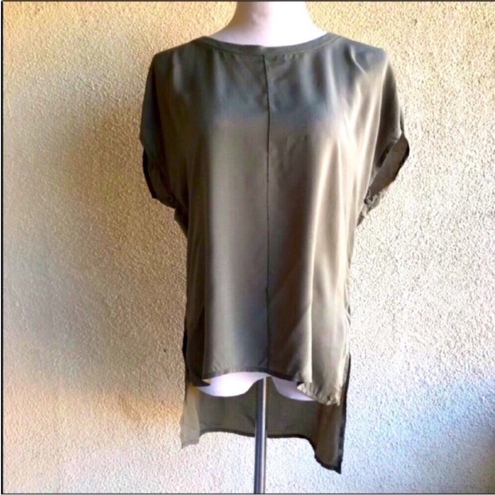 Olive Green Women's Top